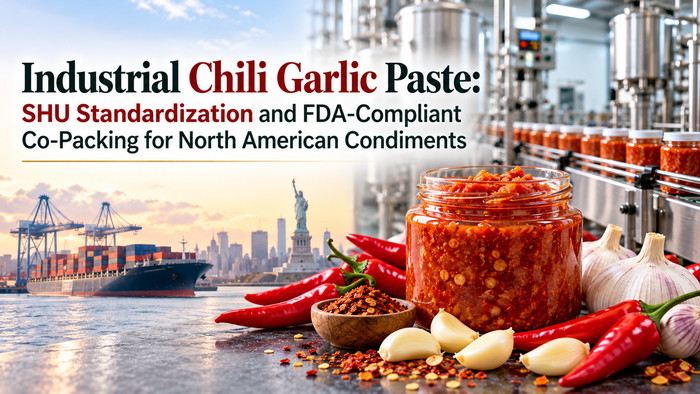 Industrial Chili Garlic Paste: SHU Standardization and FDA-Compliant Co-Packing for North American Condiments
