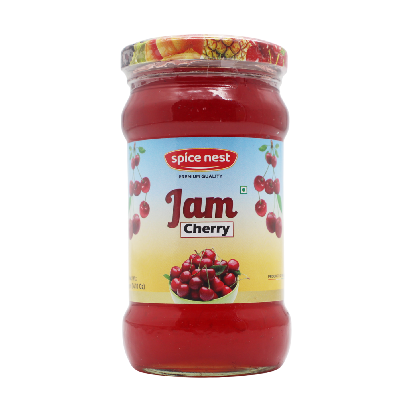 Spice Nest Cherry Jam export pack for international buyers, available in retail and bulk formats.