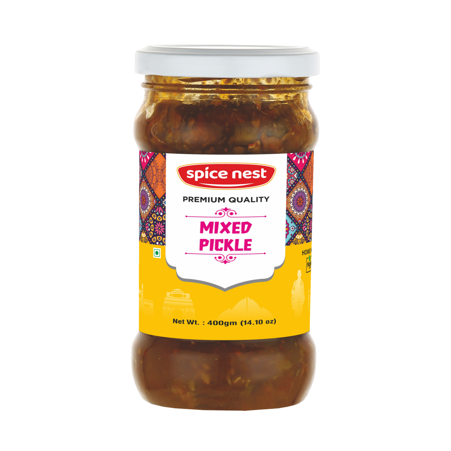 Mixed Pickle bulk packaging for export