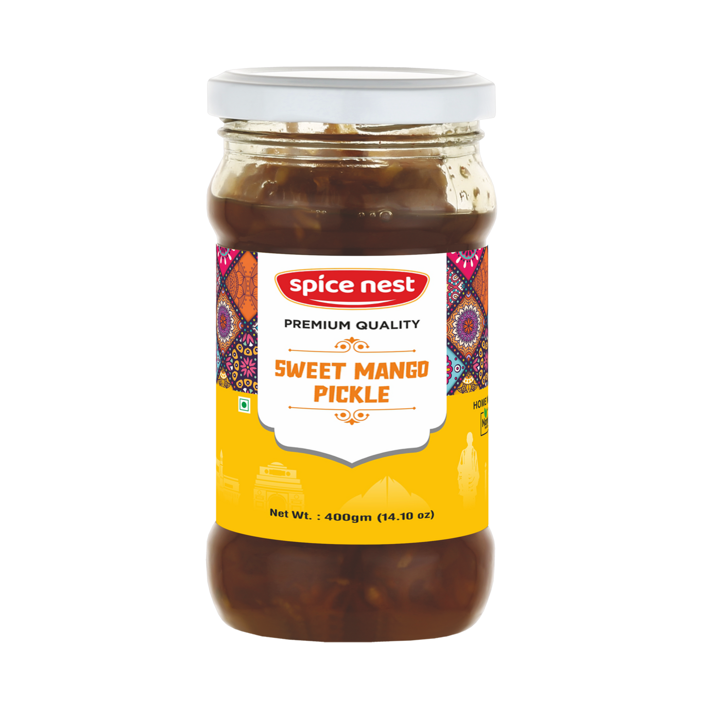 Sweet Mango Pickle bulk packaging for export