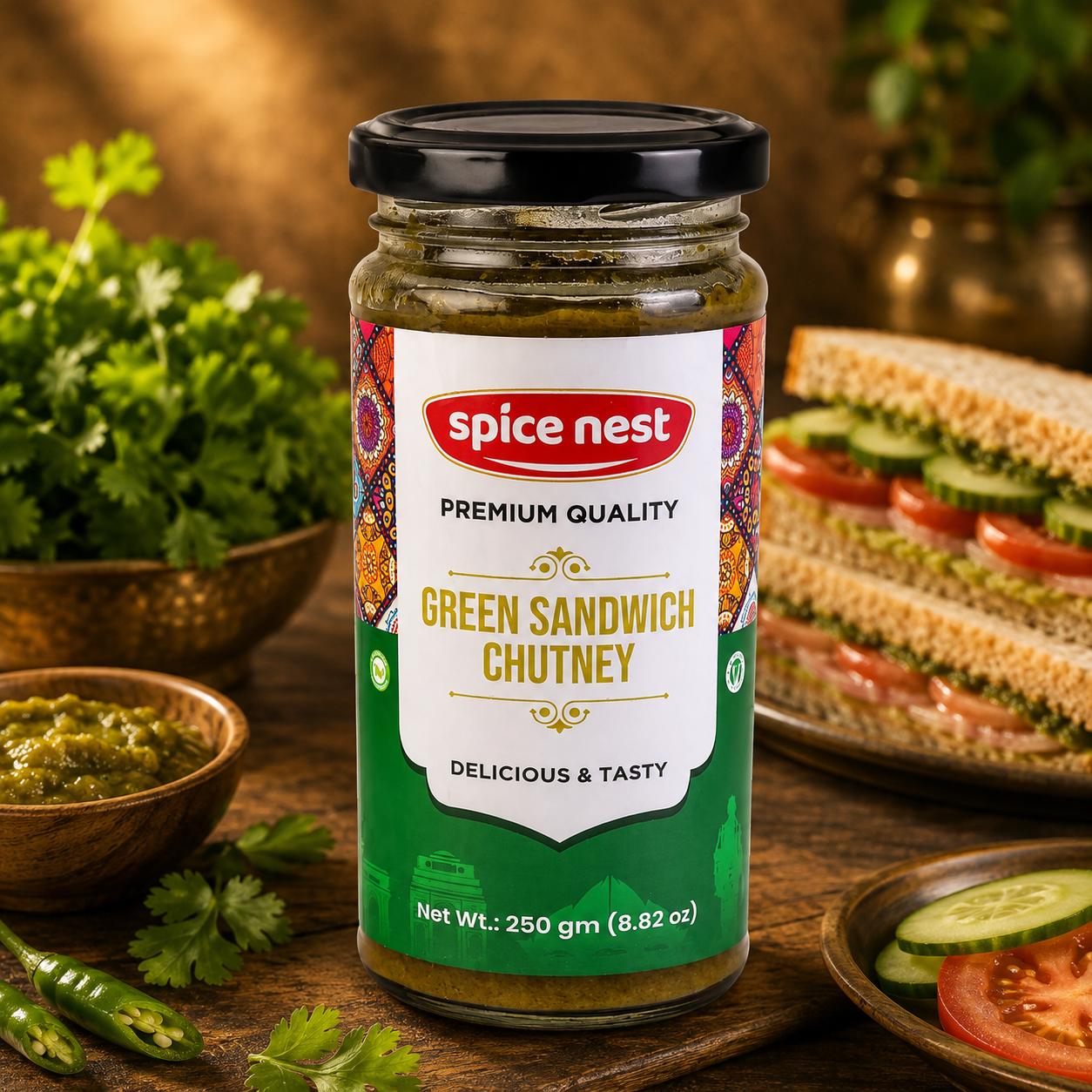 Green Sandwich Chutney