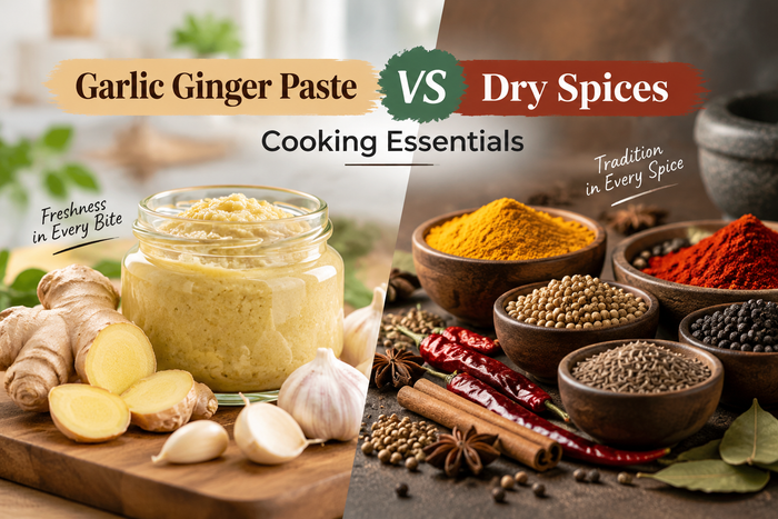 Garlic Ginger Paste vs Dry Spices: Cooking Essentials
