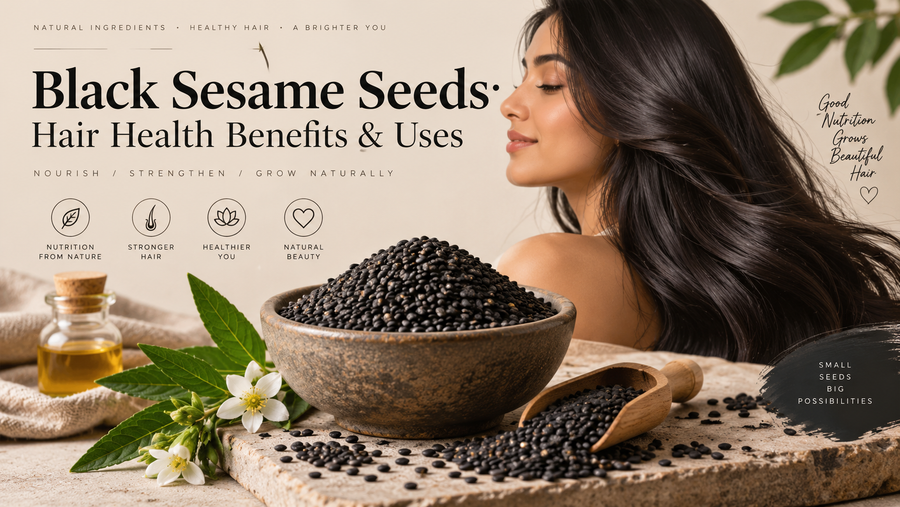 Black Sesame Seeds: Hair Health Benefits & Uses