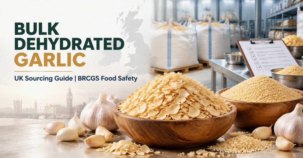Bulk Dehydrated Garlic UK Sourcing Guide: BRCGS Food B2B