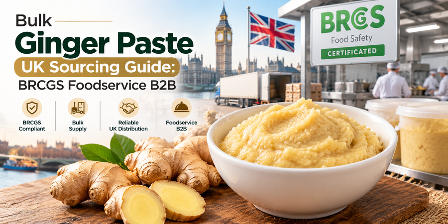 Bulk Ginger Paste UK Sourcing Guide: BRCGS Foodservice B2B