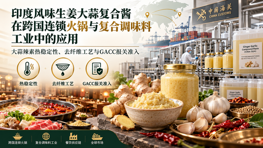 印度生姜大蒜复合酱：火锅底料与预制调料的工业级供应方案