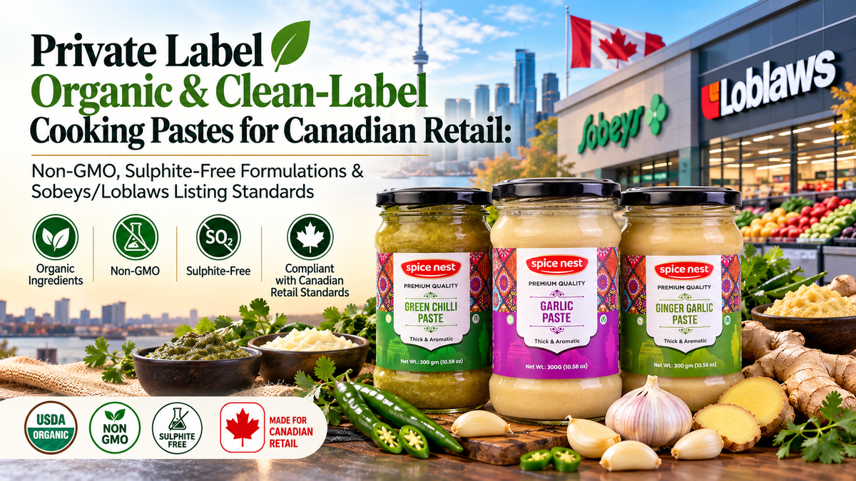 Clean-Label Cooking Pastes for Canadian Retail Chains