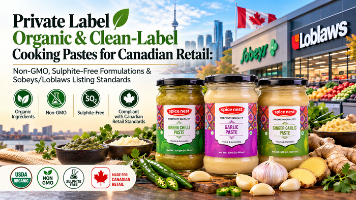Clean-Label Cooking Pastes for Canadian Retail Chains