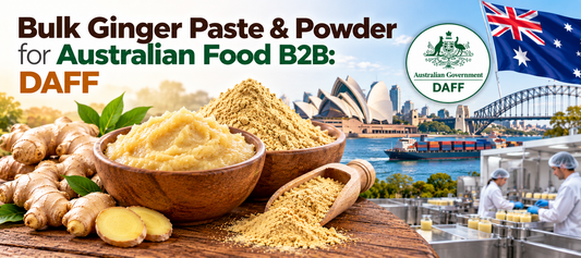 Bulk Ginger Paste & Powder for Australian Food B2B: DAFF