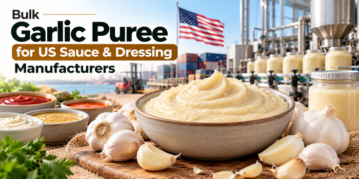 Bulk Garlic Puree for US Sauce & Dressing Manufacturers
