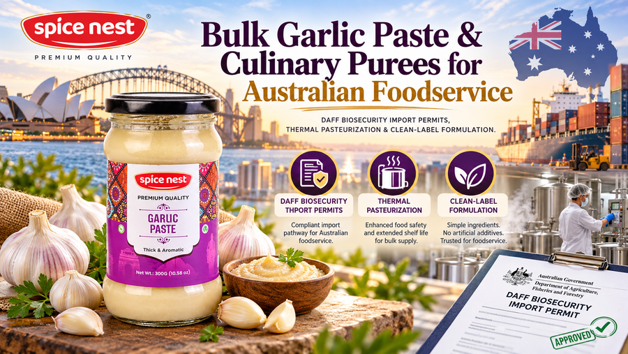 How to Import Thermal-Pasteurised Garlic Paste into Australia Compliantly