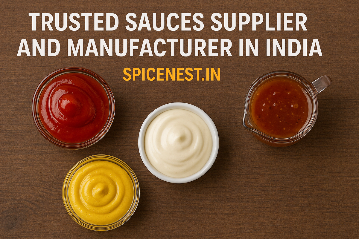 Trusted Sauces Supplier and Manufacturer in India: Spicenest.in