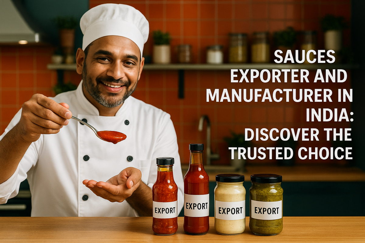 Sauces Exporter and Manufacturer in India: Discover the Trusted Choice
