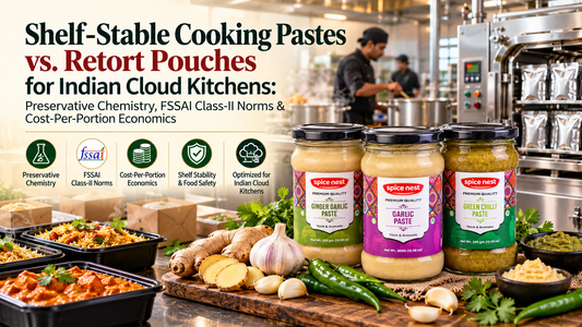 Shelf-Stable Cooking Pastes vs. Retort Pouches for Indian Cloud Kitchens
