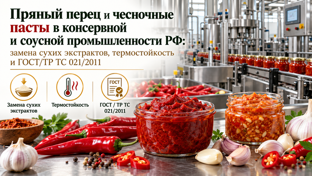 Индийская перечно-чесночная паста для соусных производств РФ