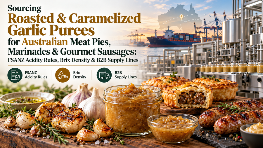 How to Source Roasted Garlic Paste for Australian Meat Pies