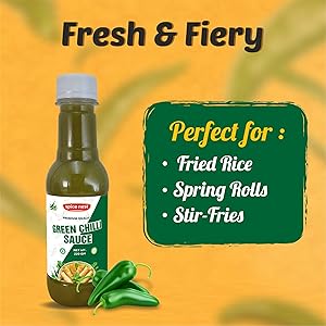 Spice Nest 5 Sauce Combo Pack – Green Chilli, Red Chilli, Dark Soya, Schezwan & Korean Gochujang Chili Paste