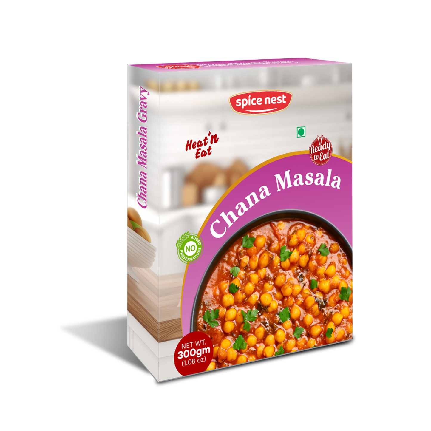 Ready to Eat Chana Masala - Premium, flavorful instant chickpea curry for quick meals, available in bulk for wholesalers and private label buyers.