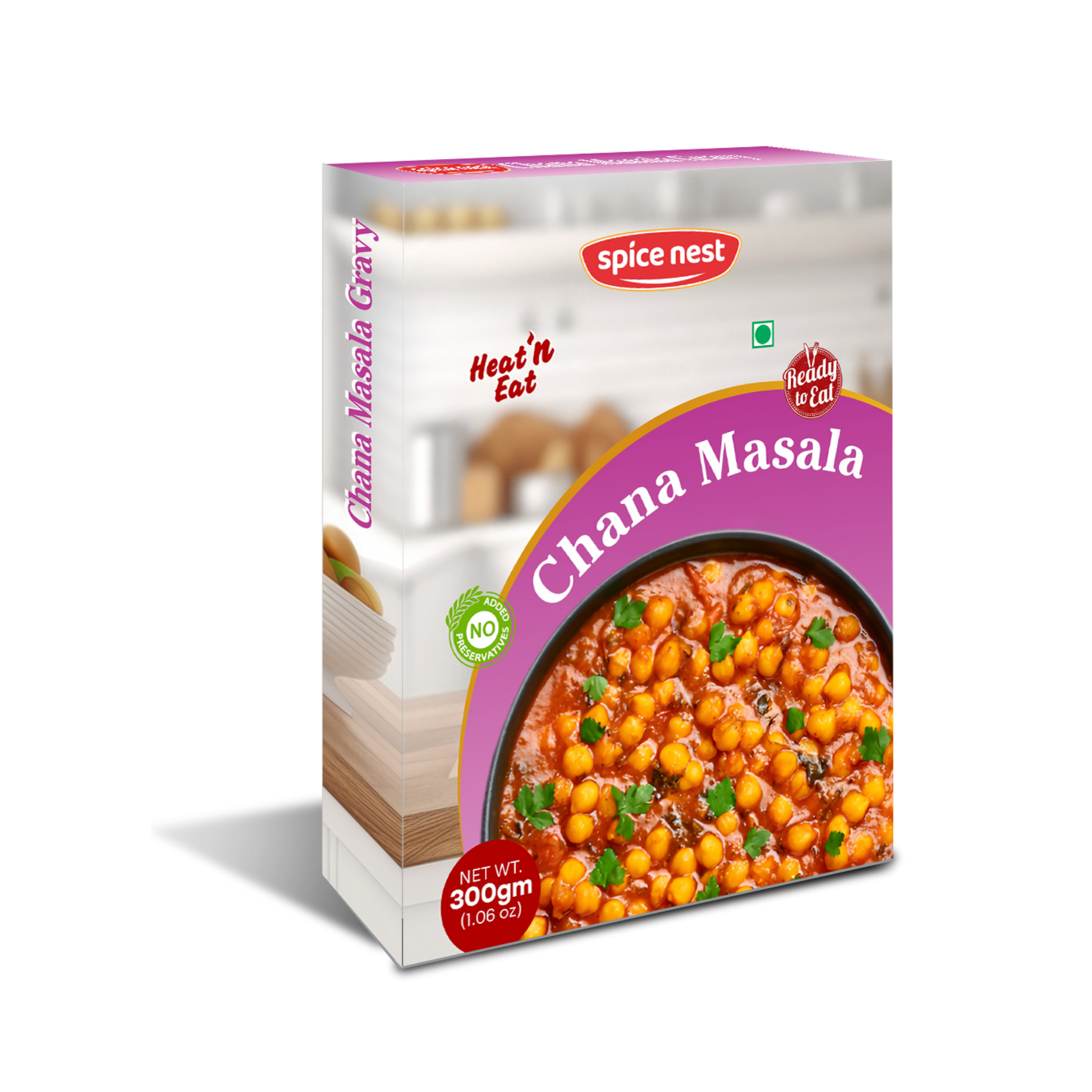 Ready to Eat Chana Masala - Premium, flavorful instant chickpea curry for quick meals, available in bulk for wholesalers and private label buyers.
