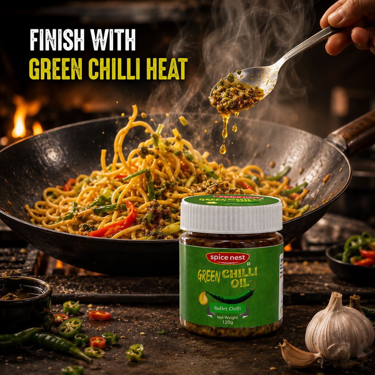Green Chilli Oil manufacturer and exporter – A Spice Nest