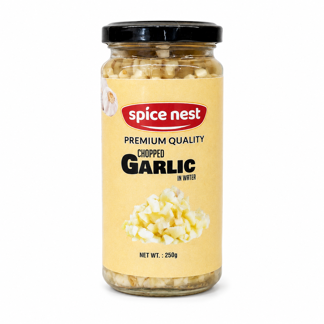 Chopped Garlic In Water