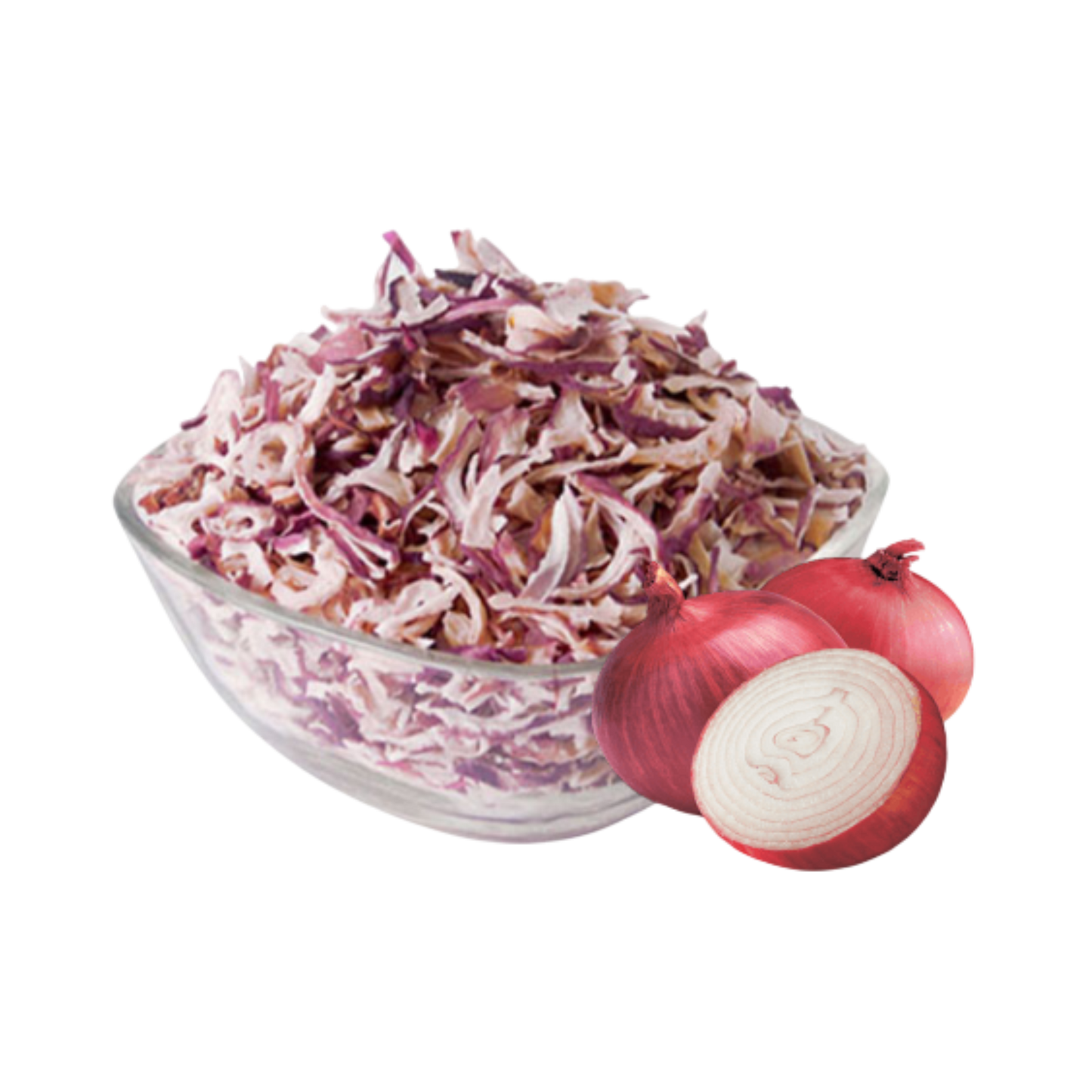 Dehydrated Pink Onion