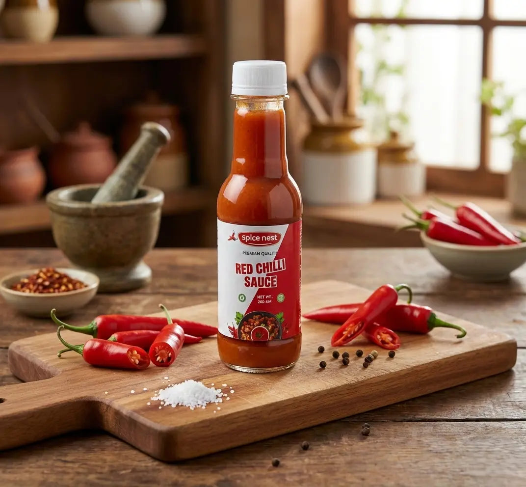 Hot red chilli tomato sauce 220g perfect for stir-fries grilled meats