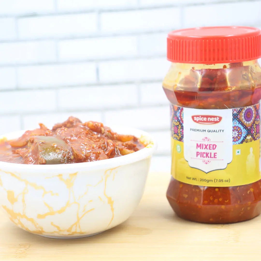 Traditional Indian mixed pickle 200g 500g 1kg 5kg authentic achar