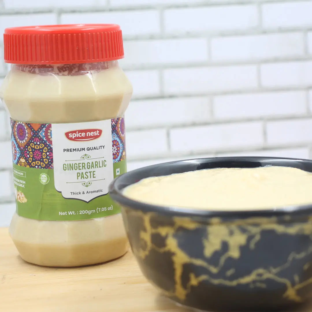 Premium ginger garlic paste 1kg thick aromatic authentic Indian cooking