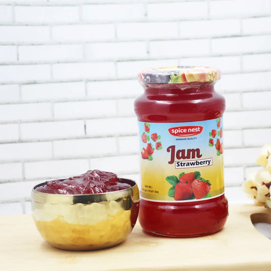 Spice Nest Strawberry Jam 370g sweet fruity spread for breakfast