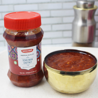 Hot Schezwan Chutney 1kg | Dip | Spread | Chutney | Marinate