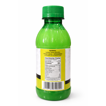 Spice Nest Lemon Juice 250ml | 99.99% Real Lemon Juice Concentrate | Ideal for Cooking, Baking, Mocktails & Salads | Refreshing Lemon Flavour