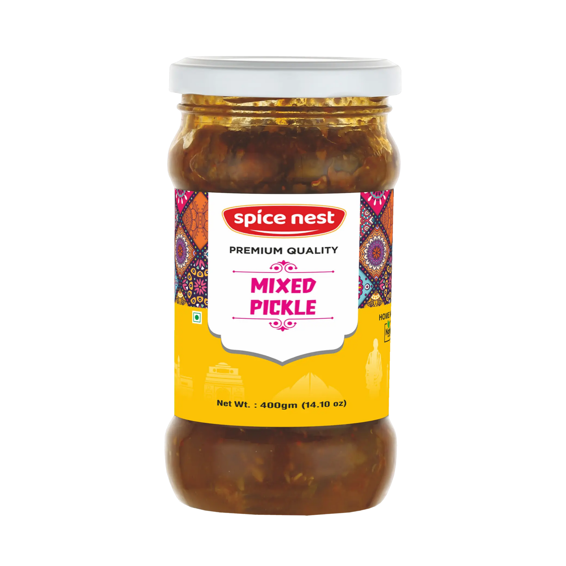Mixed Pickle bulk packaging for export