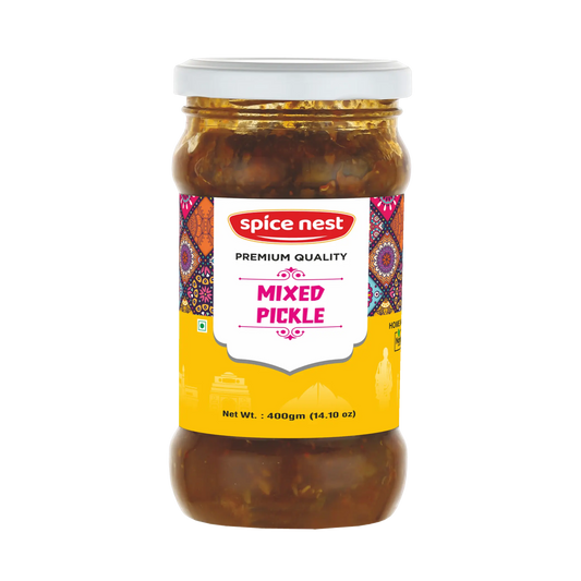 Mixed Pickle bulk packaging for export