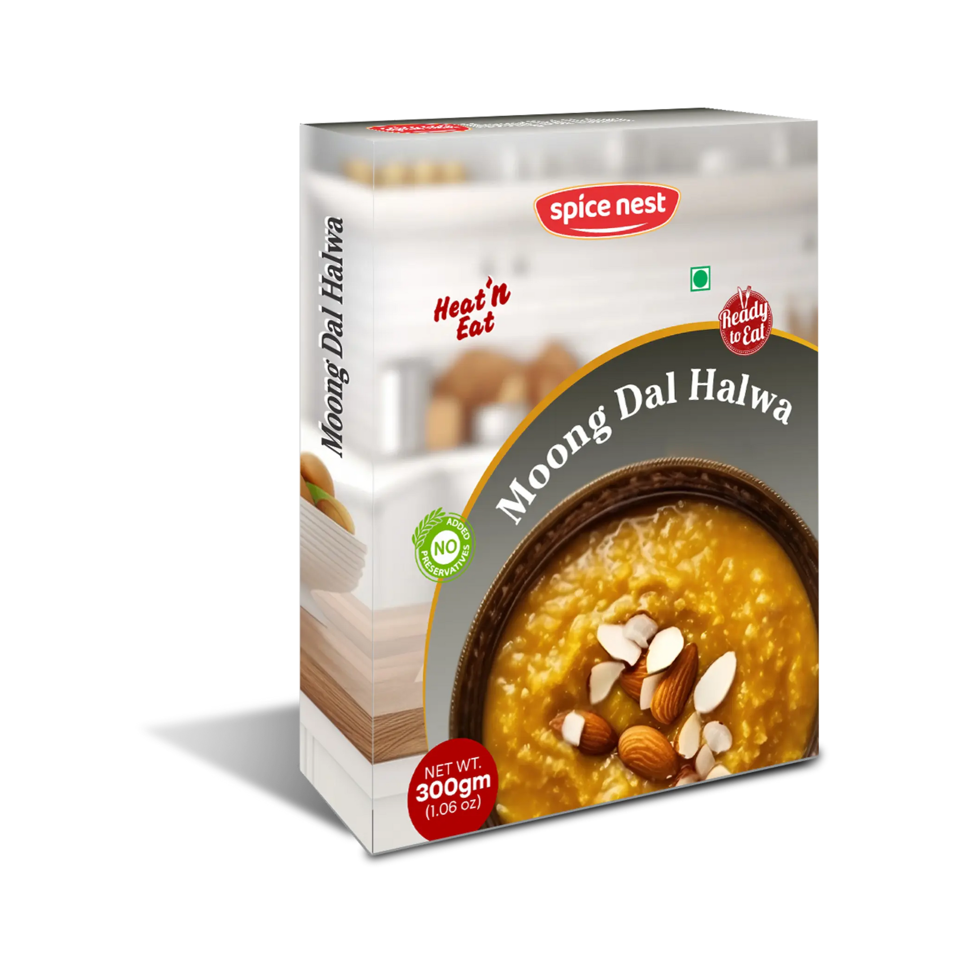 Ready to Eat Moong Dal Halwa Manufacturer Exporter India Spice Nest wholesale supplier