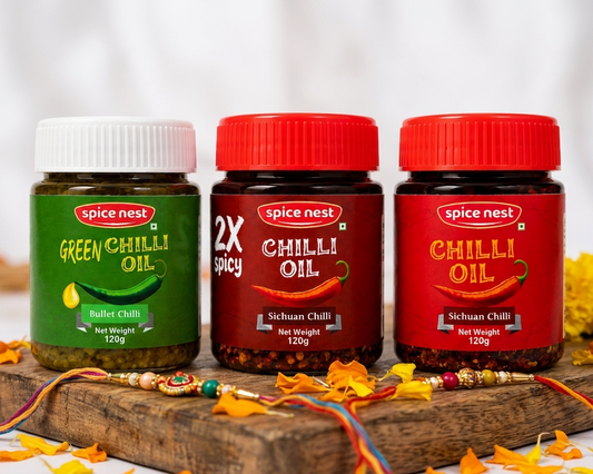 Rishto Me Double Tadka – Raksha Bandhan Chilli Oil Combo (Set of 3)