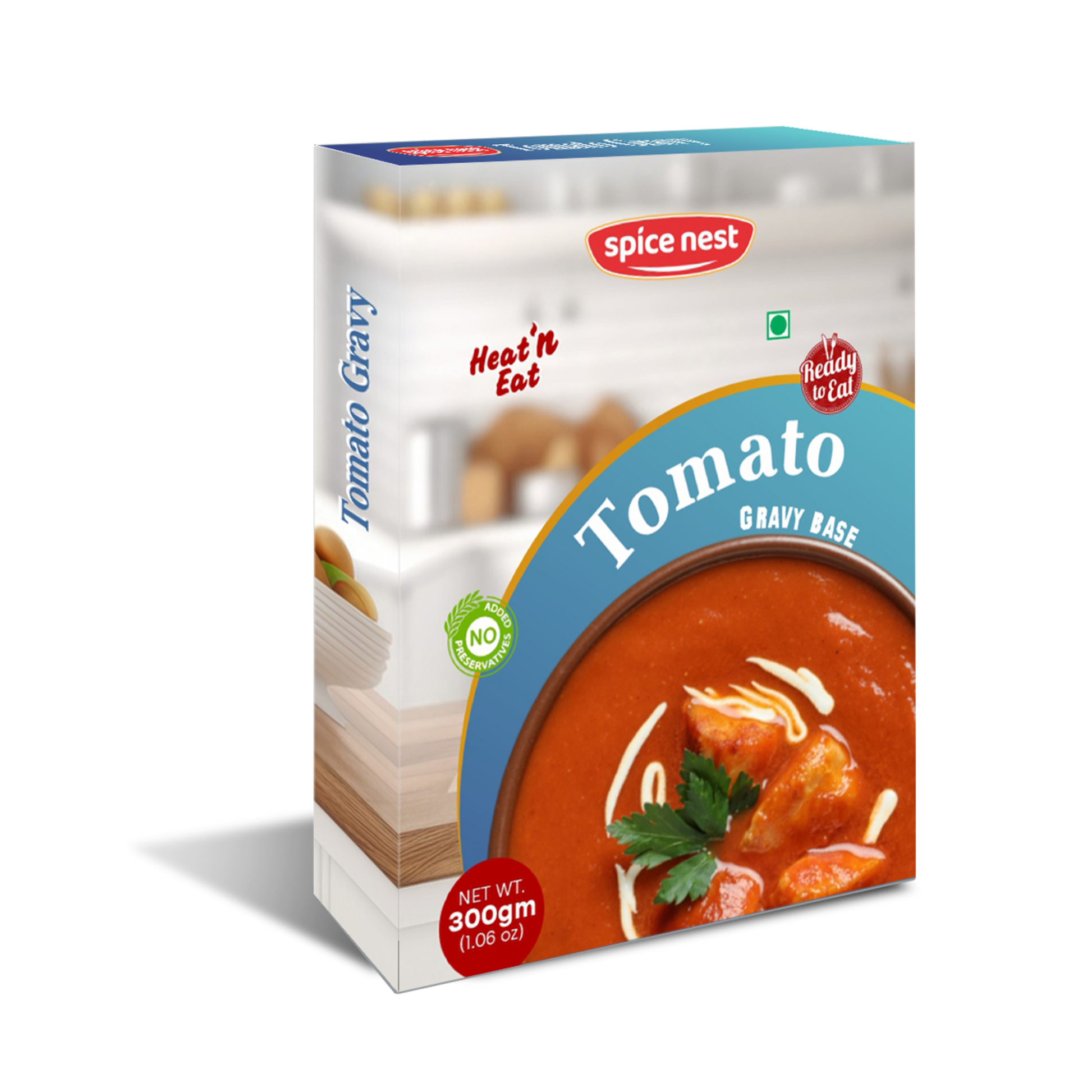 Premium ready-to-eat tomato gravy base in packaging - perfect for restaurants and bulk orders.