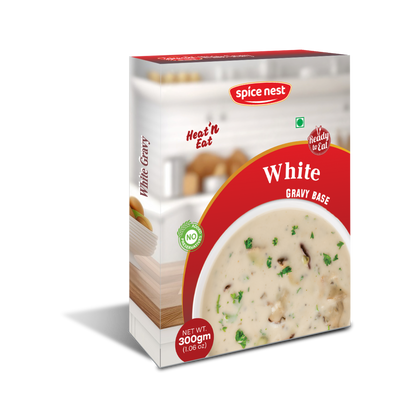 Premium White Gravy Base ready to eat instant gravy mix pouch, 1kg package