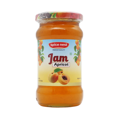 Premium apricot jam manufactured in India