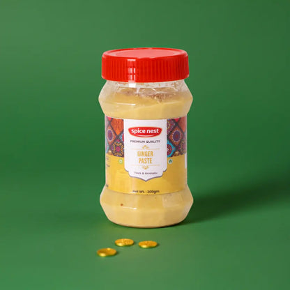 Fresh ginger paste cooking essential convenient jar packaging online