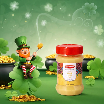 Ready to use fresh ginger paste no artificial additives natural taste