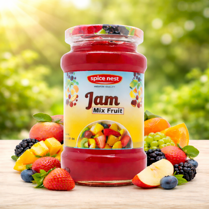 Premium mix fruit jam made with real fruits