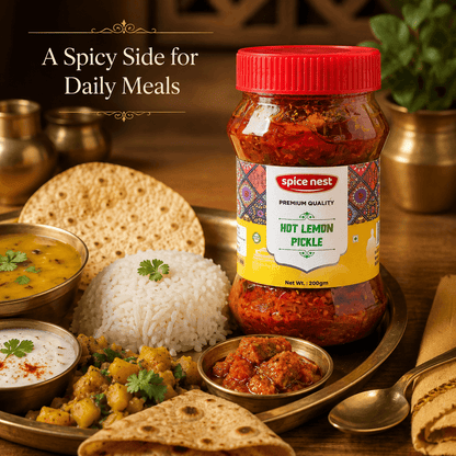 Spice Nest hot lemon pickle sun-ripened lemons fiery blend 200g 500g 1kg