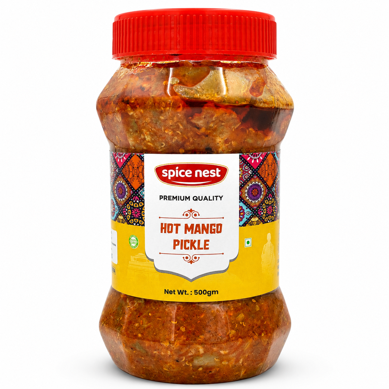 Spice Nest Hot Mango Pickle – Extra Spicy Indian Aam Ka Achar, Homemade Style