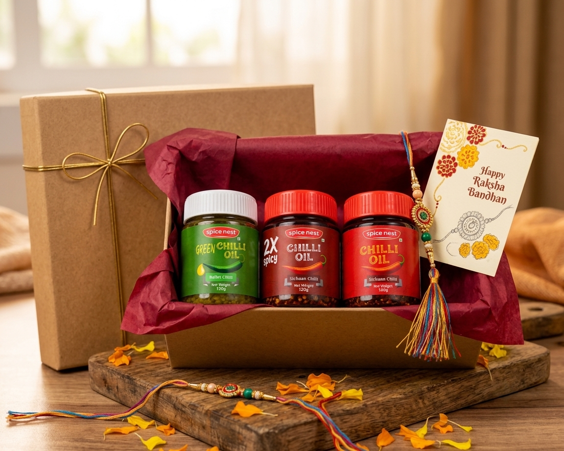 Rishto Me Double Tadka – Raksha Bandhan Chilli Oil Combo (Set of 3)