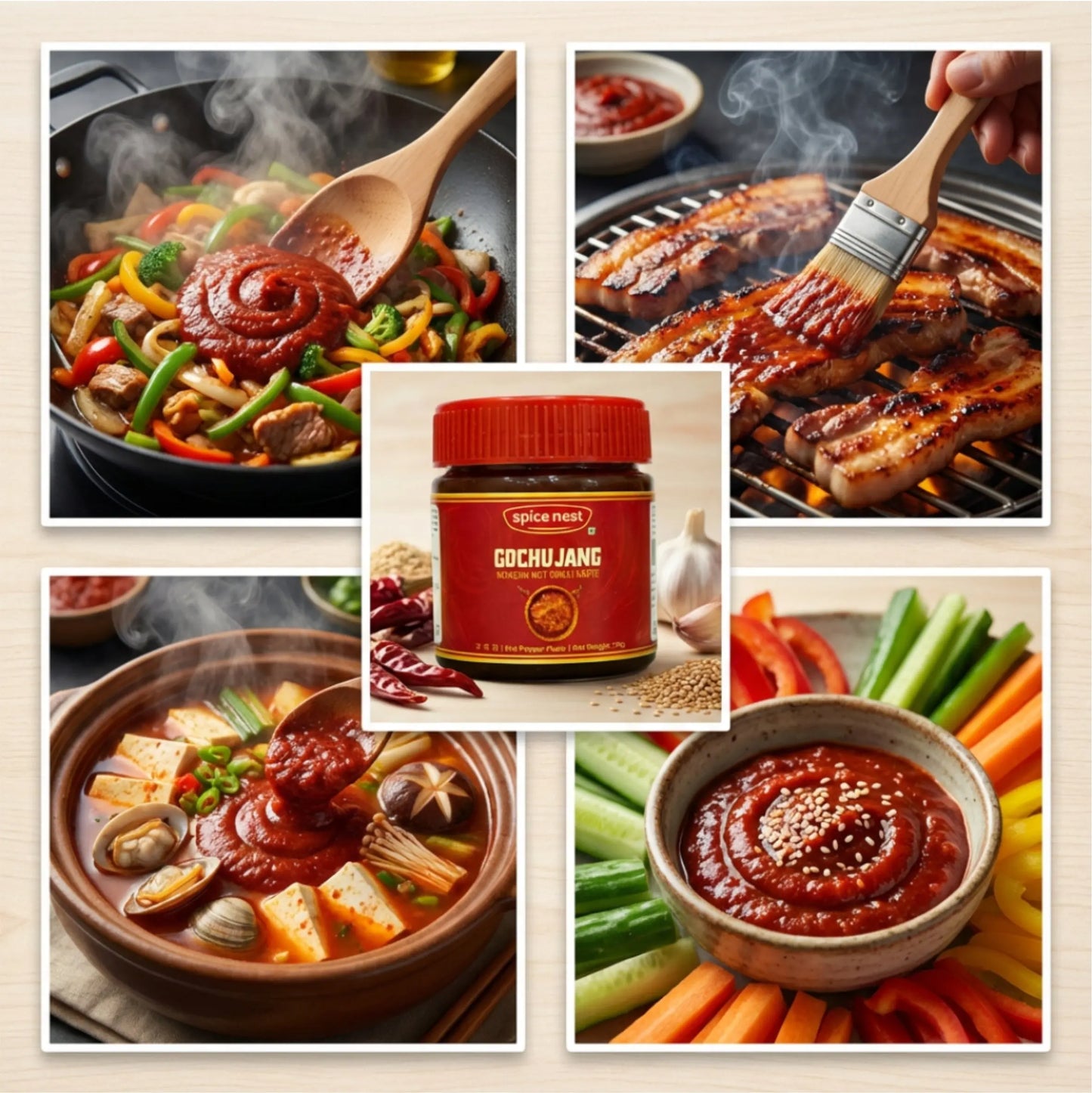 Authentic Korean hot chilli paste 170g for marinades noodles dips