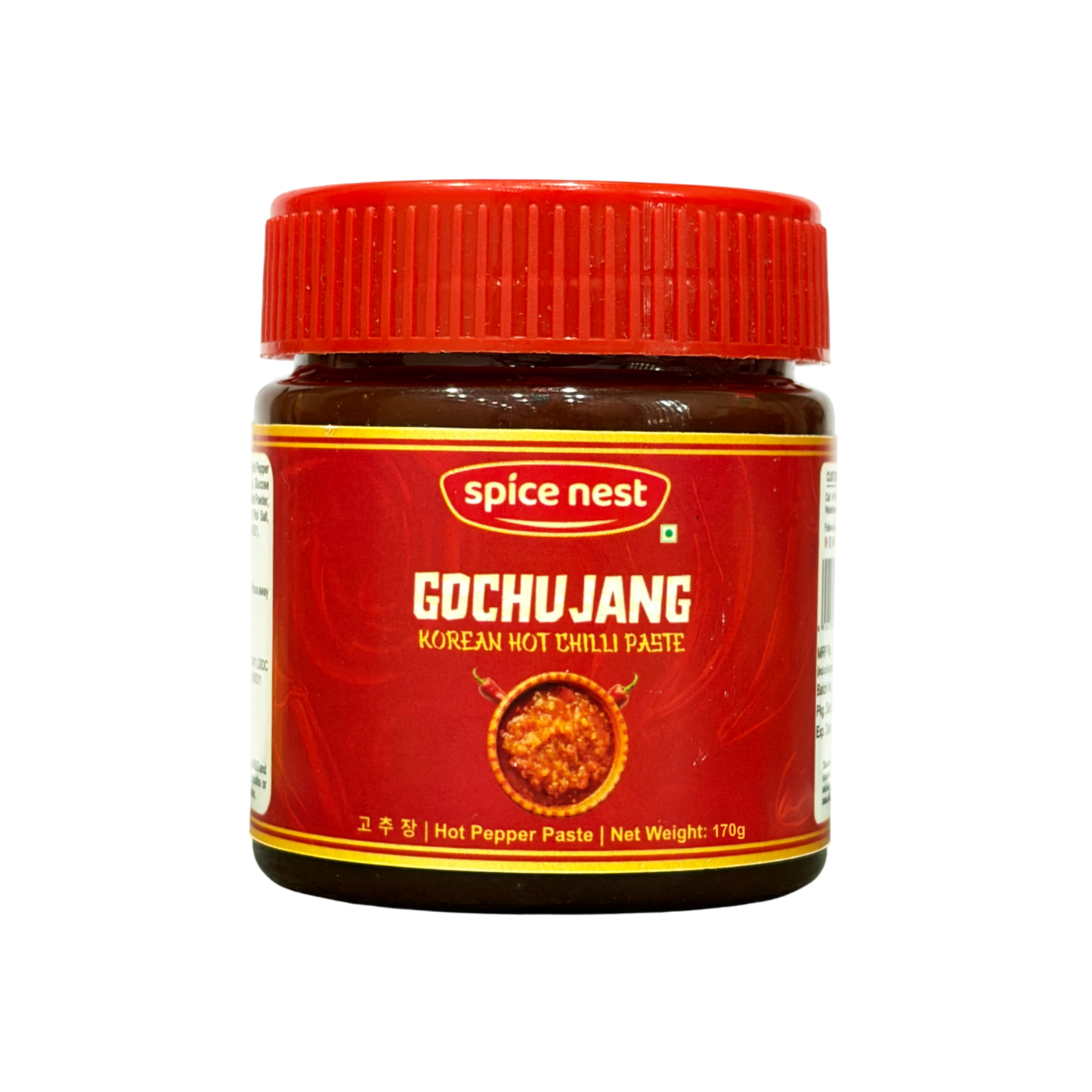 Spice Nest Gochujang hot pepper paste 170g, perfect for recipes.