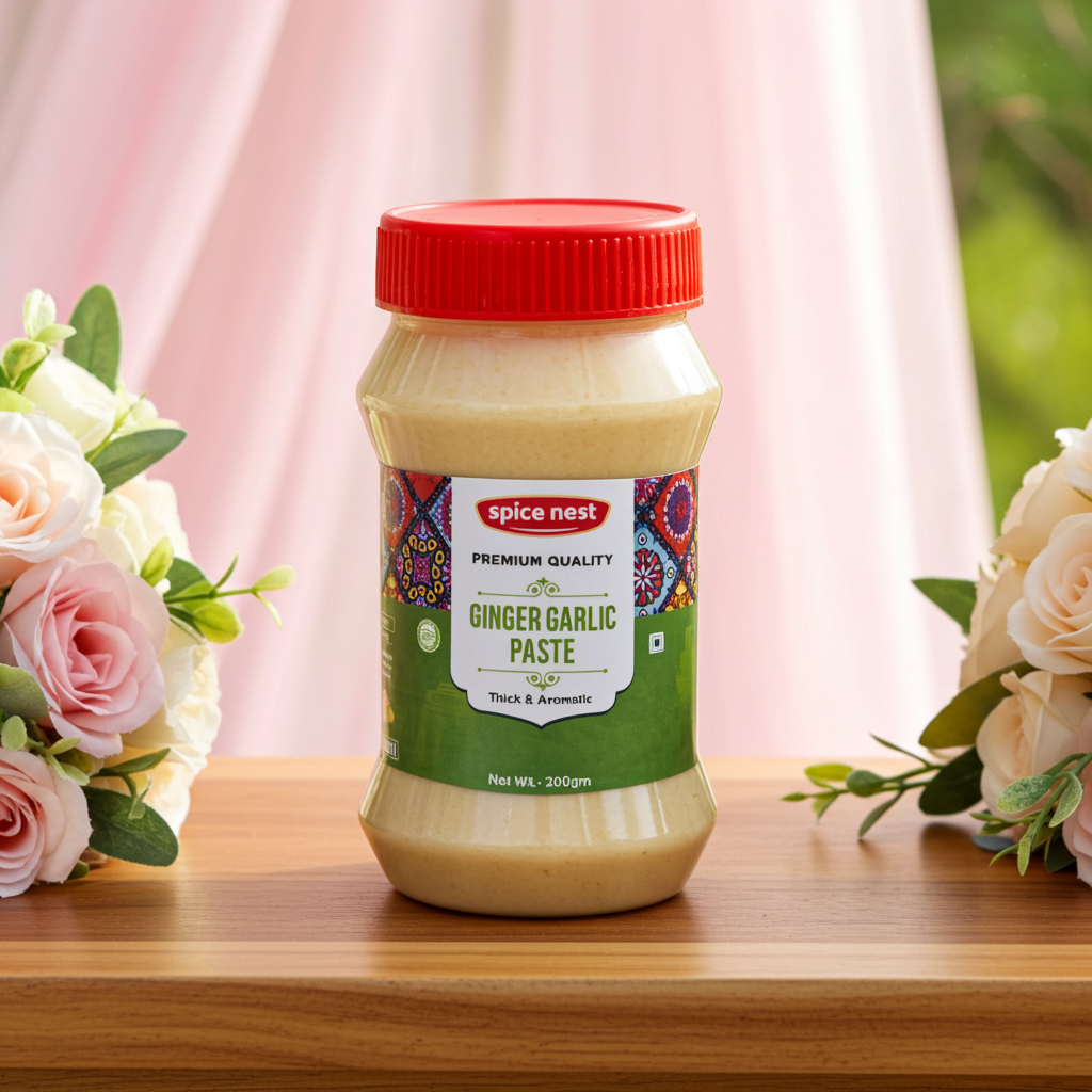 Authentic Spice Nest Ginger Garlic Paste for Everyday Cooking