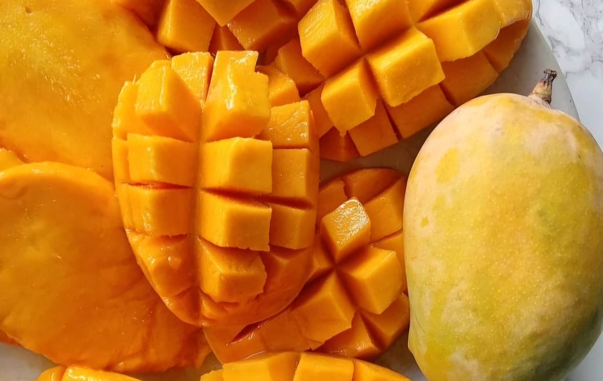 kesar mango pulp sweetened
