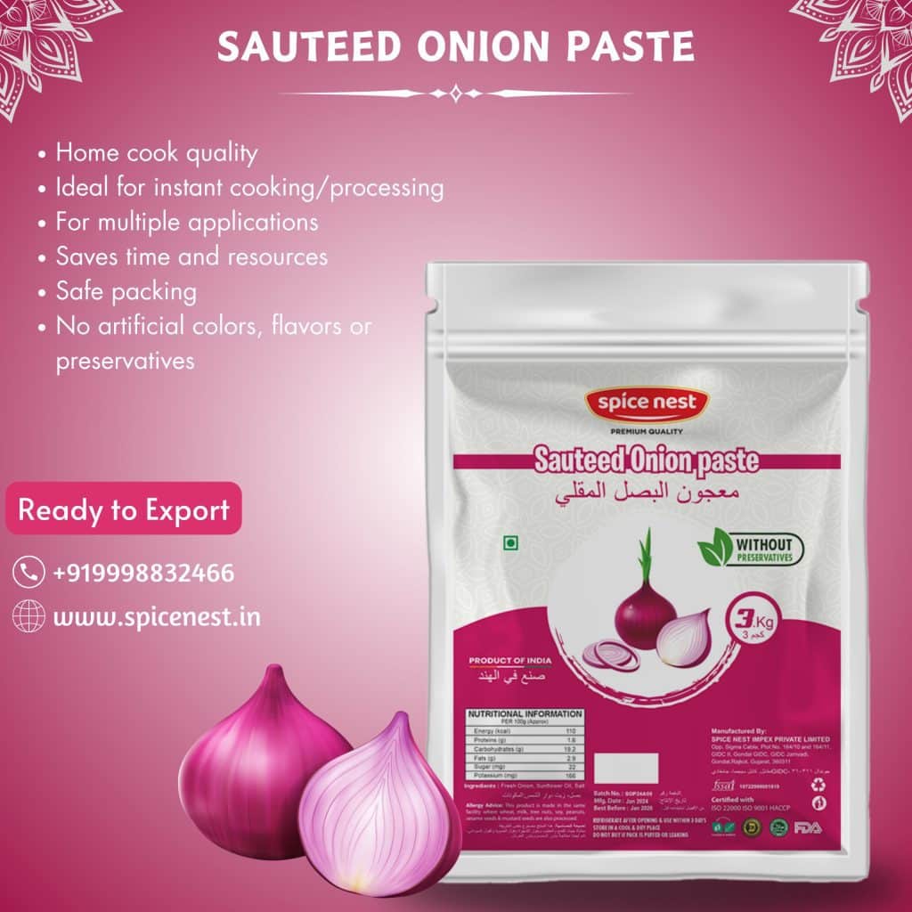 Sauteed onion paste